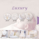 Lenjerie Luxury Crem din 9 piese